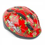 Vaikiškas dviratininko šalmas Author Trickie 49-56cm (raudona/žalia)