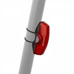 Dviračio lempa Author A-Orbit USB COBLed 50 liumenai (juoda/raudona-lens)