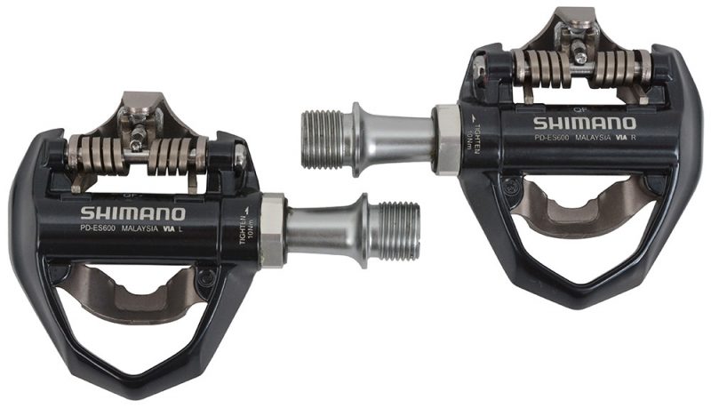 Shimano Ultegra PD-ES600 SPD dviračio pedalai + SM-SH51 plokštelės