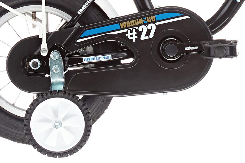 Vaikiškas dviratukas Vermont City Police 12" (juoda)